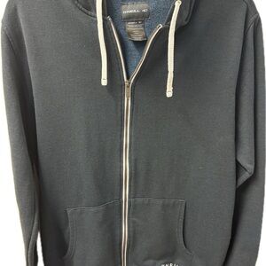 O'Neill Men's Dark Gray Zip-Up Sweater